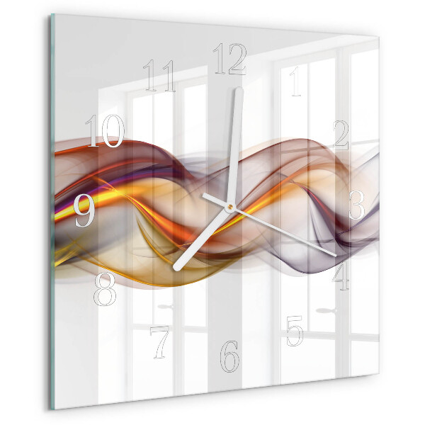 Wanduhr quadratisch Abstraktion