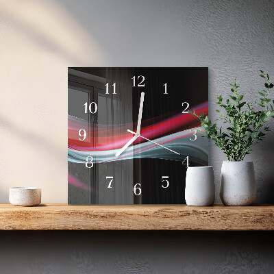 Wanduhr quadratisch Abstraktion