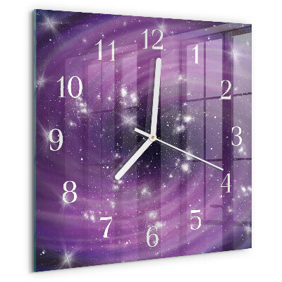 Wanduhr quadratisch Abstraktion