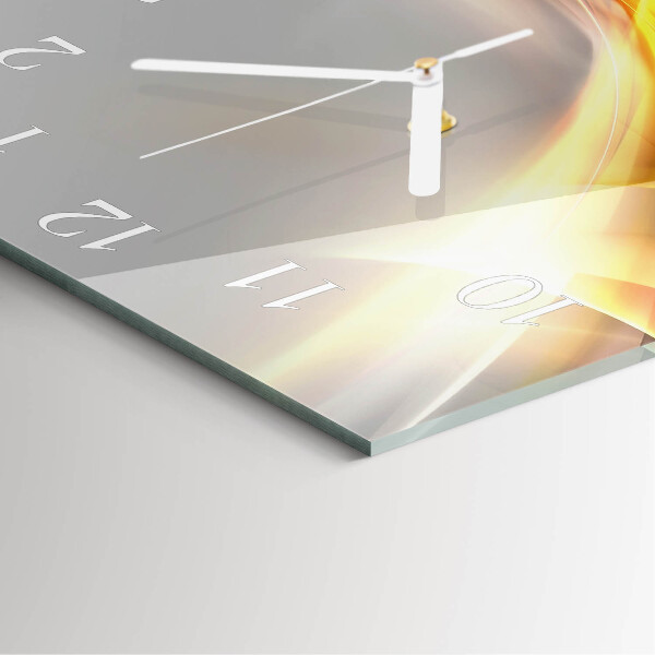 Wanduhr quadratisch Abstraktion