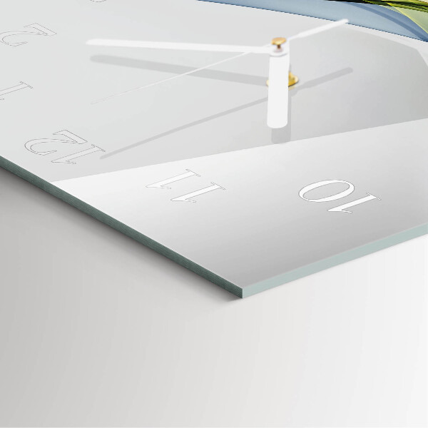Wanduhr quadratisch Abstraktion