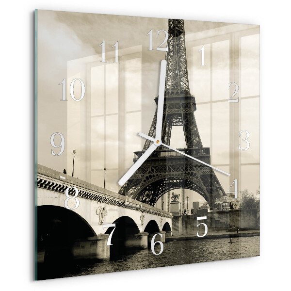 Wanduhr quadratisch Paris