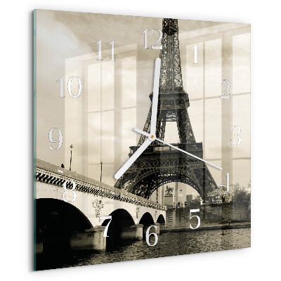 Wanduhr quadratisch Paris