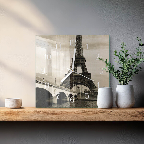 Wanduhr quadratisch Paris