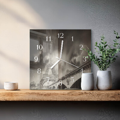 Wanduhr quadratisch Paris