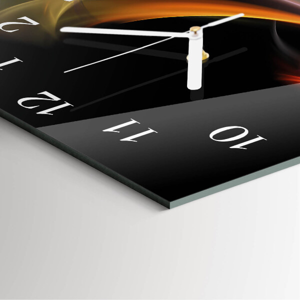 Wanduhr quadratisch Abstraktion