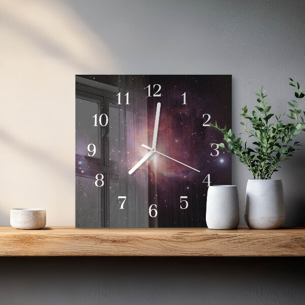 Wanduhr quadratisch Raum
