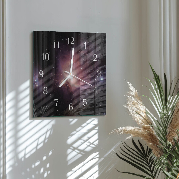 Wanduhr quadratisch Raum