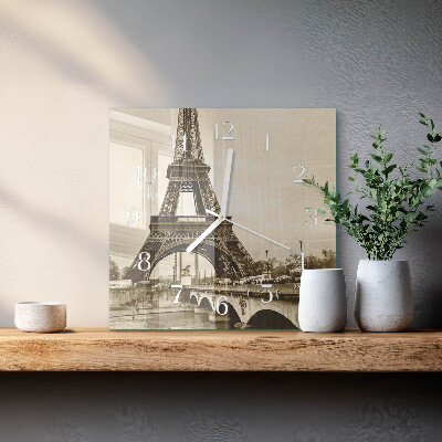 Wanduhr quadratisch Paris