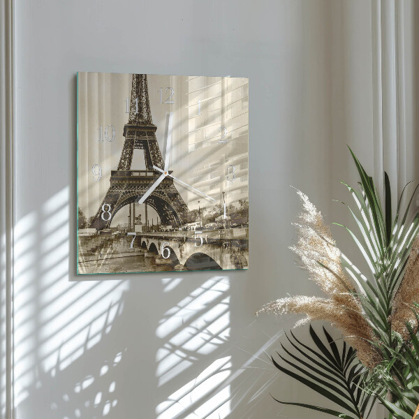 Wanduhr quadratisch Paris