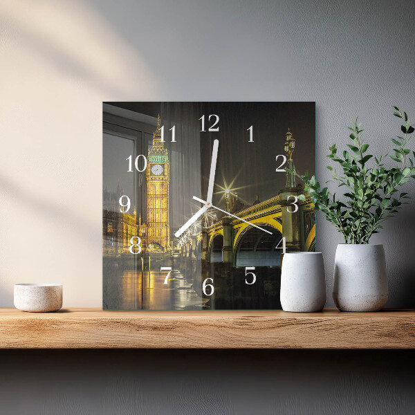 Wanduhr quadratisch London