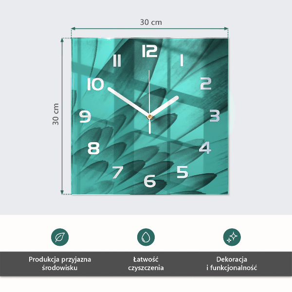 Wanduhr quadratisch Horizont