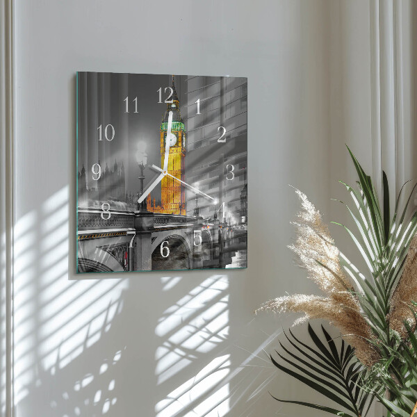 Wanduhr quadratisch Big Ben