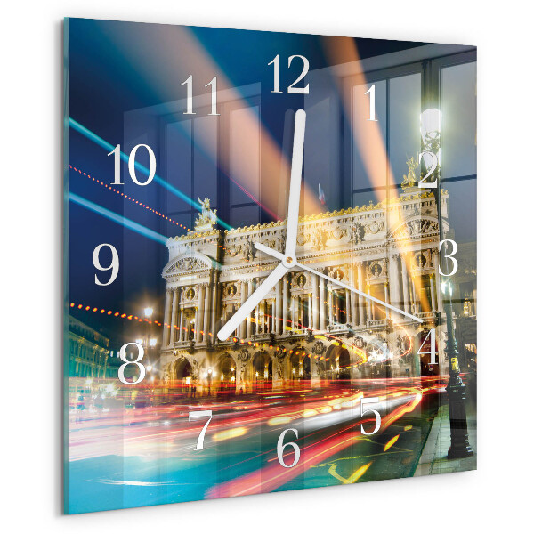 Wanduhr quadratisch Licht