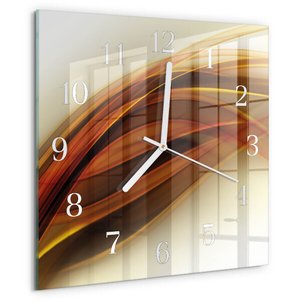 Wanduhr quadratisch Abstraktion