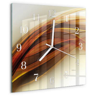Wanduhr quadratisch Abstraktion