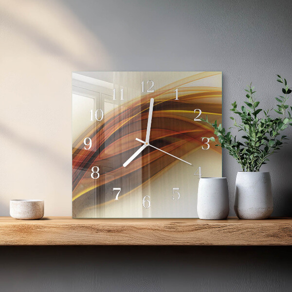 Wanduhr quadratisch Abstraktion
