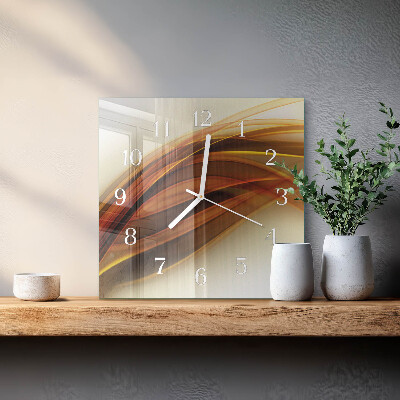 Wanduhr quadratisch Abstraktion