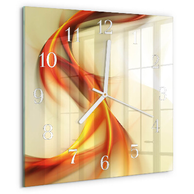 Wanduhr quadratisch Abstraktion