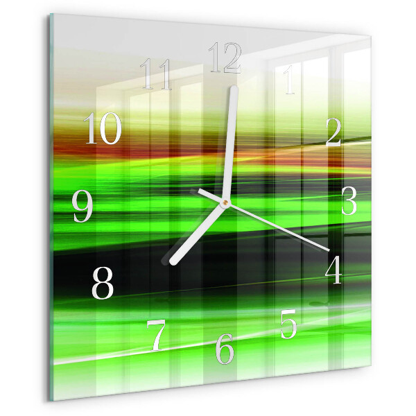 Wanduhr quadratisch Abstraktion