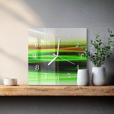 Wanduhr quadratisch Abstraktion