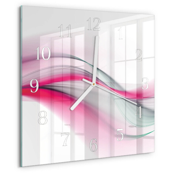 Wanduhr quadratisch Abstraktion
