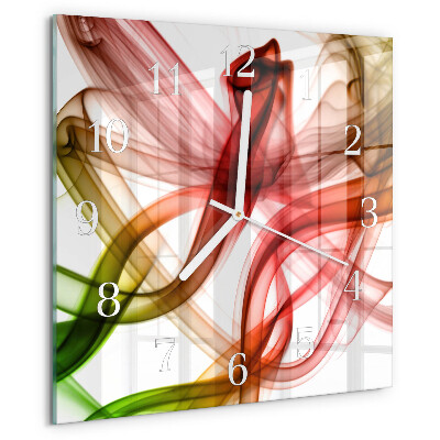 Wanduhr quadratisch Abstraktion