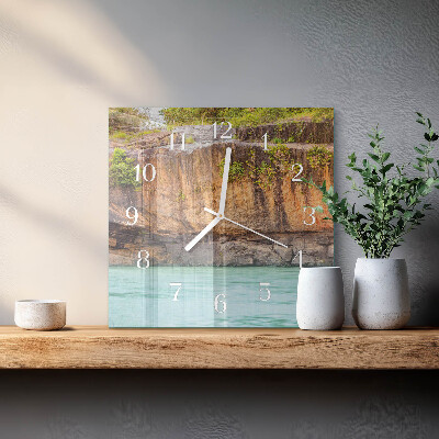 Wanduhr quadratisch Cliff