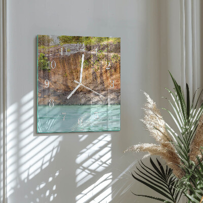 Wanduhr quadratisch Cliff