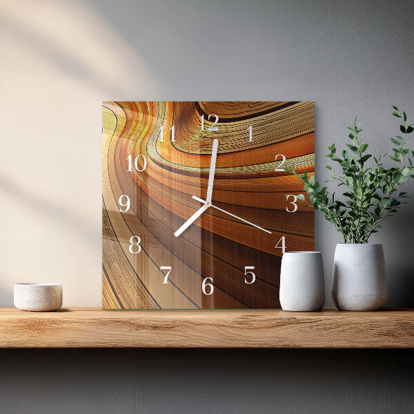 Wanduhr quadratisch Abstraktion