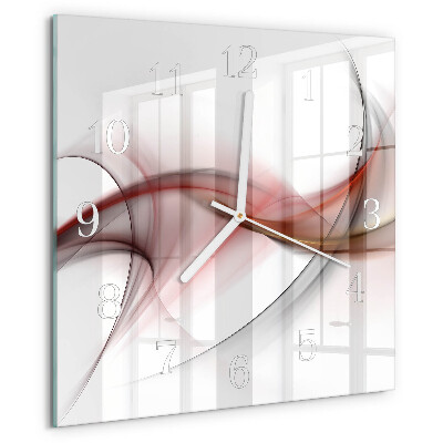 Wanduhr quadratisch Abstraktion