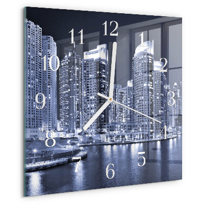 Wanduhr quadratisch Horizont