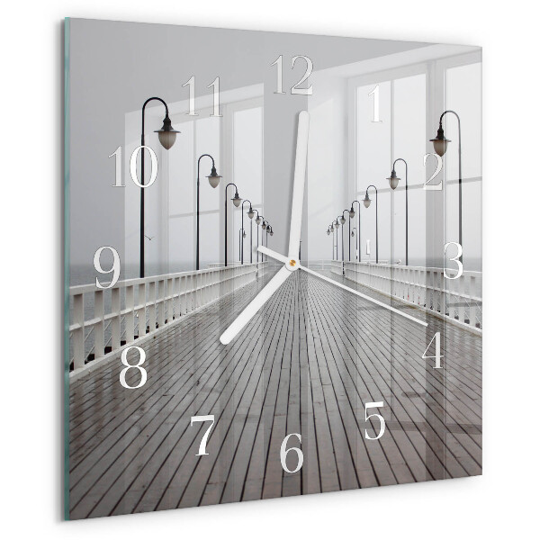 Wanduhr quadratisch Pier