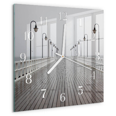 Wanduhr quadratisch Pier