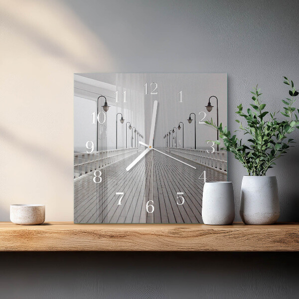 Wanduhr quadratisch Pier