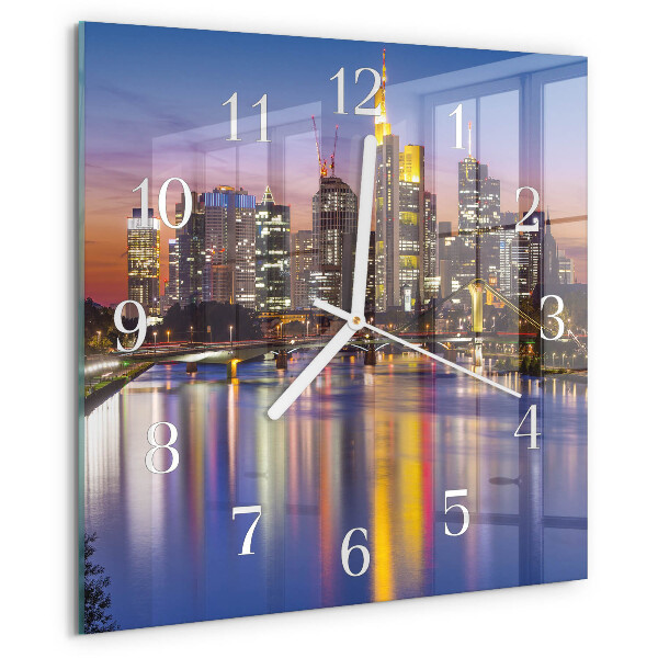 Wanduhr quadratisch Horizont