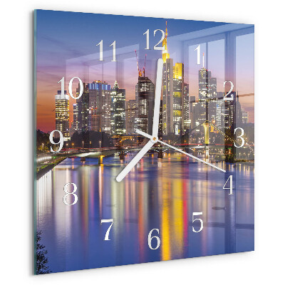 Wanduhr quadratisch Horizont
