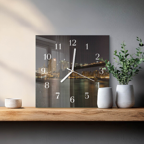 Wanduhr quadratisch Horizont