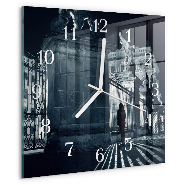 Wanduhr quadratisch Hradschin