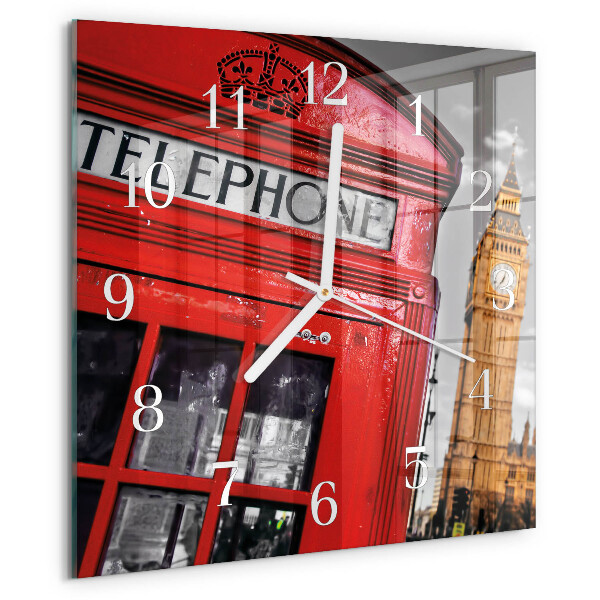 Wanduhr quadratisch London