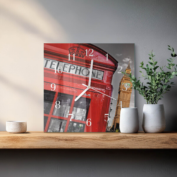 Wanduhr quadratisch London