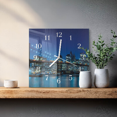 Wanduhr quadratisch Horizont