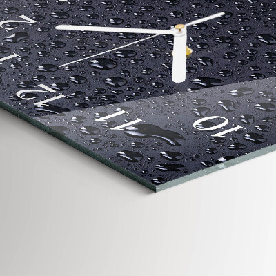 Wanduhr quadratisch Tropfen