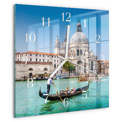 Wanduhr quadratisch Venedig