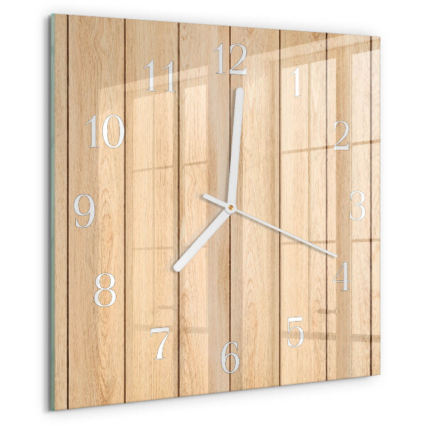 Wanduhr quadratisch Holz