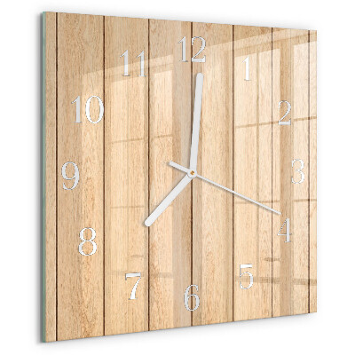 Wanduhr quadratisch Holz