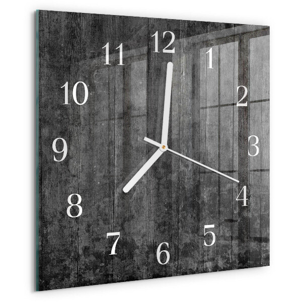 Wanduhr quadratisch Holz