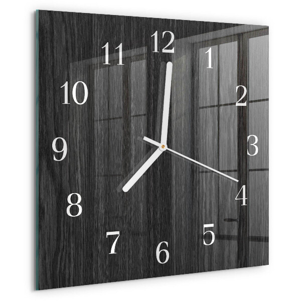 Wanduhr quadratisch Holz