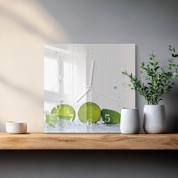 Wanduhr quadratisch Limes