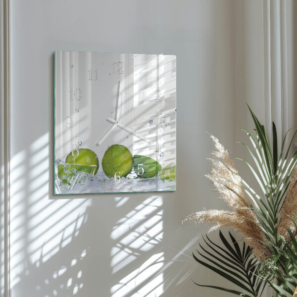 Wanduhr quadratisch Limes